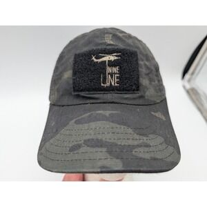 Nine Line Apparel Black Multicam Trucker Hat Mesh Back Adjustable Patch USA Made